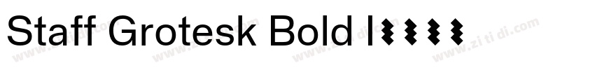 Staff Grotesk Bold I字体转换 Staff Grotesk Bold I字体转换